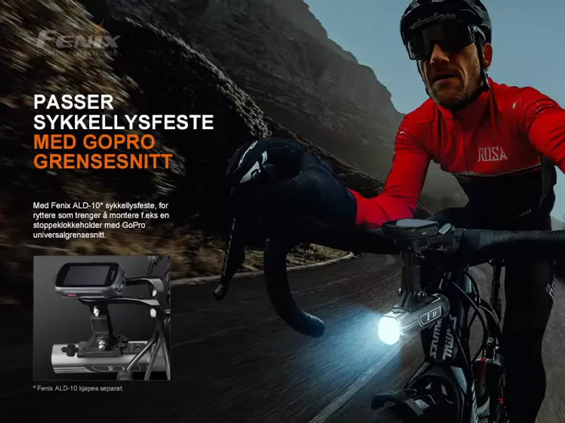 Fenix sykkellykt BC21R V3.0 1200LM