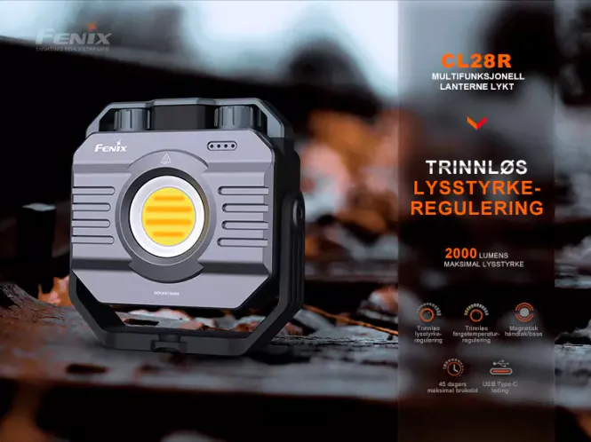 Hovedbilde Fenix CL28R lanterne multifunksjonell lykt