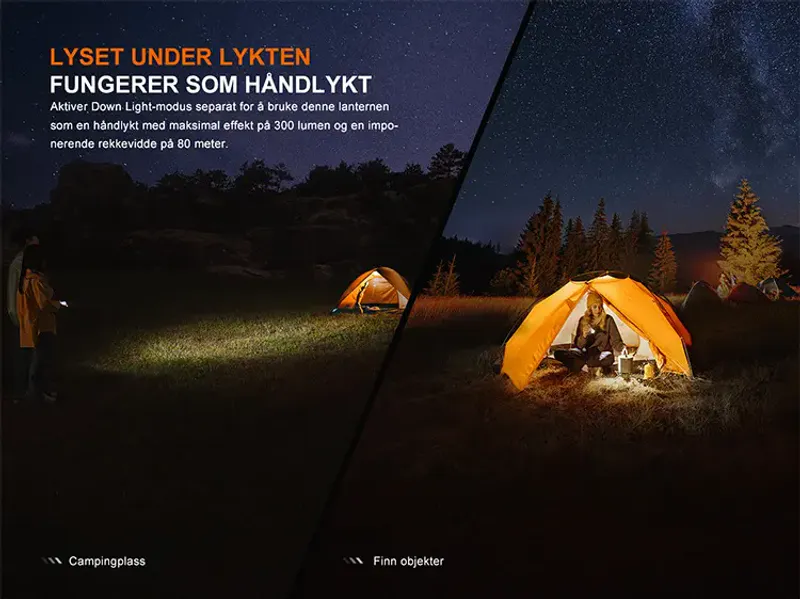 Fenix CL22R campinglykt hvit