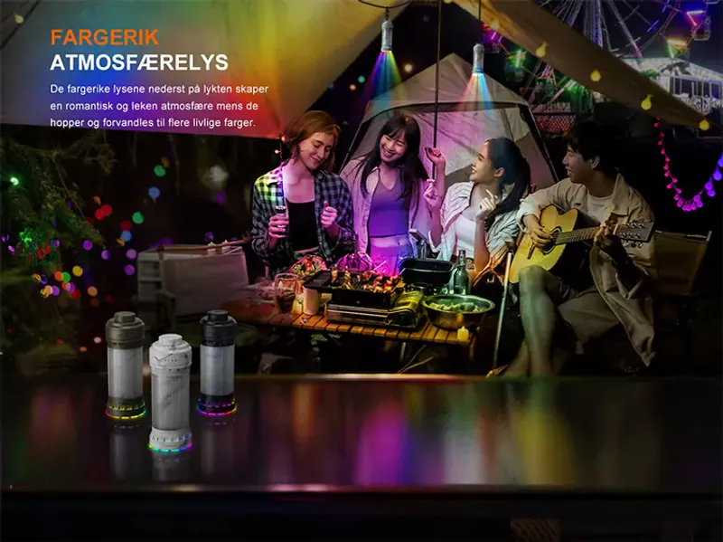 Fenix CL22R campinglykt grønn