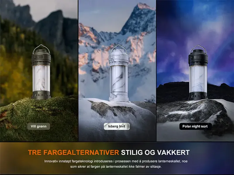 Fenix CL22R campinglykt grønn