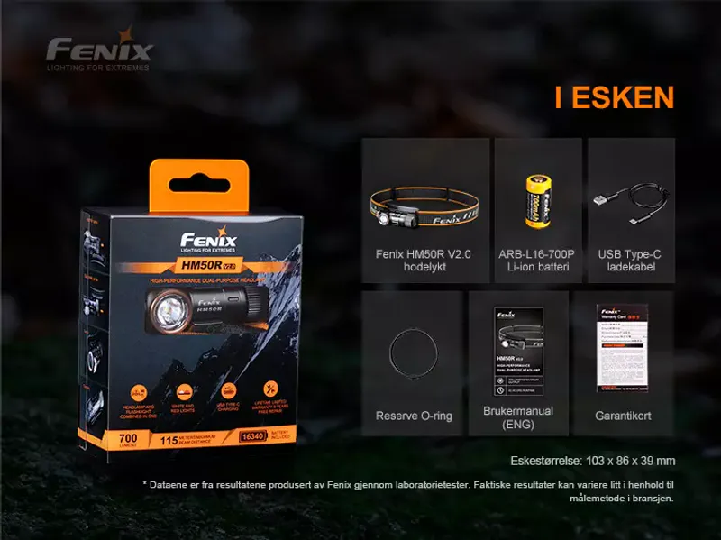 Fenix HM50R V2.0 hodelykt